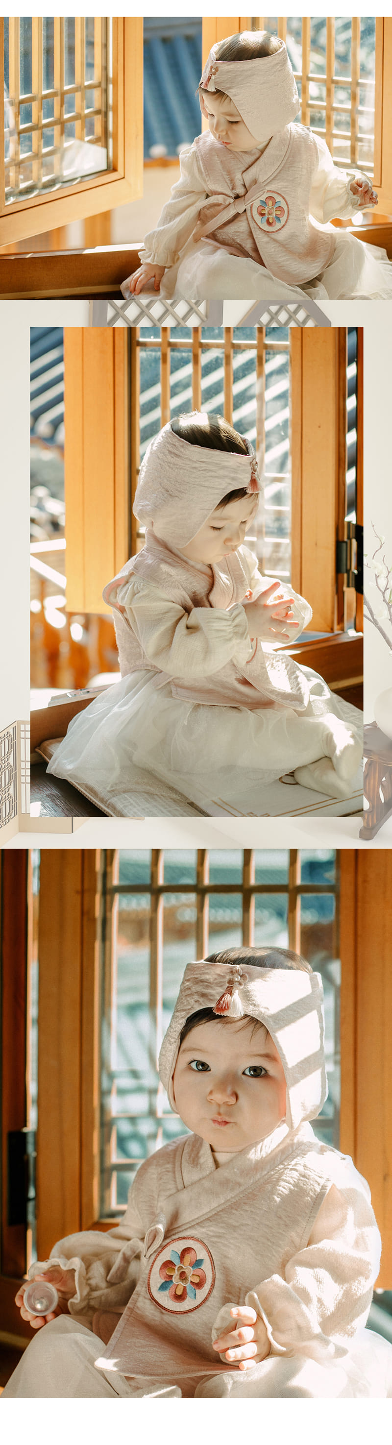Kids Clara - Korean Baby Fashion - #babyboutiqueclothing - Gaonnuri Body Suit Girl Baby Hanbok Set - 4