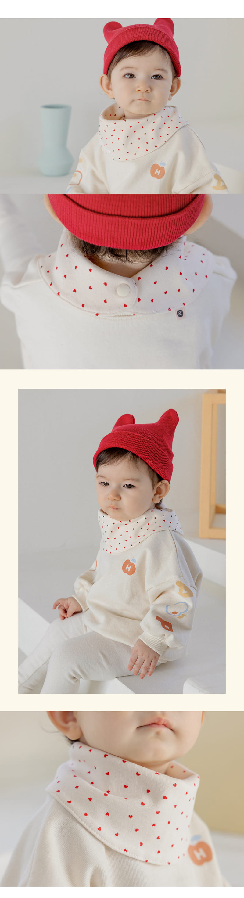 Kids Clara - Korean Baby Fashion - #babyclothing - Bbeua Reversible Baby Banana Bib - 2