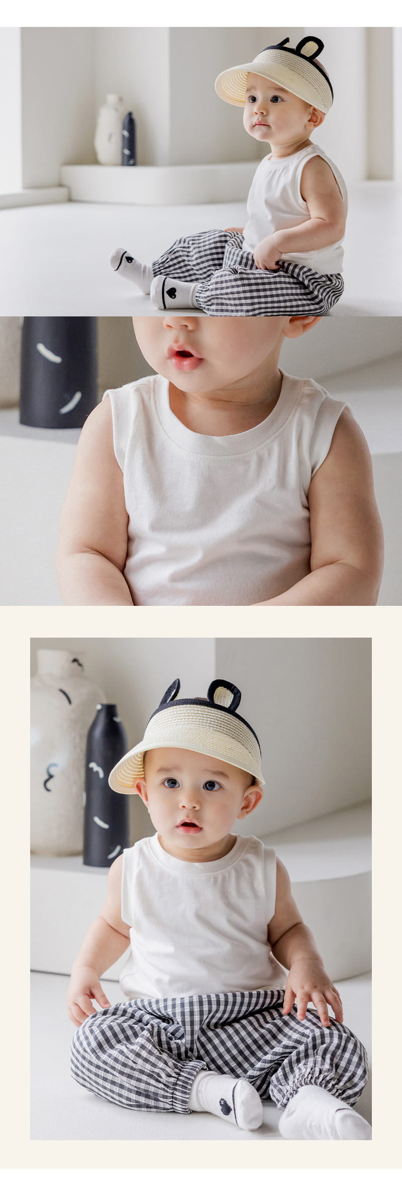 Kids Clara - Korean Baby Fashion - #babyboutiqueclothing - Pure Basic Baby Sleeveless Tee - 4