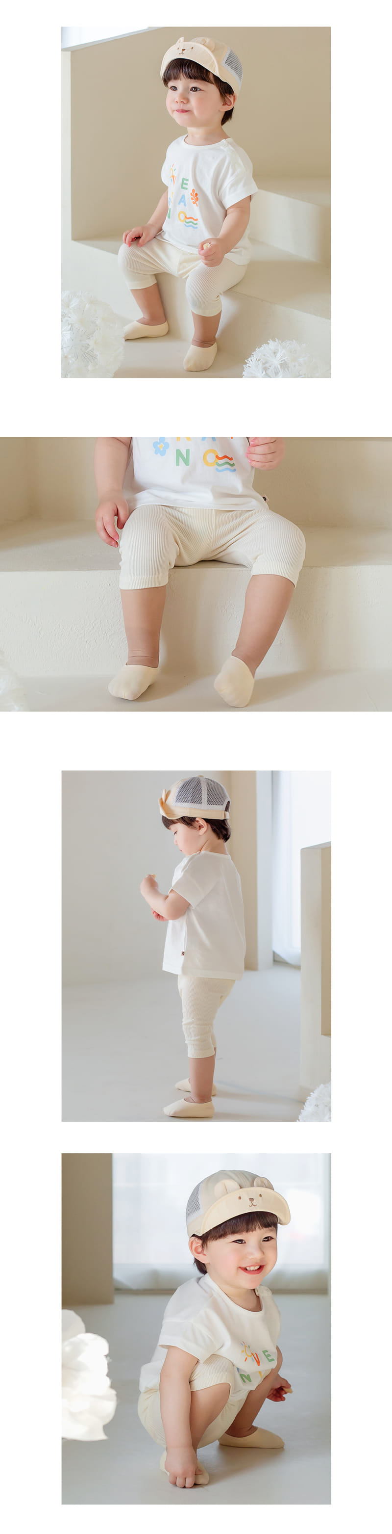 Kids Clara - Korean Baby Fashion - #babyclothing - Elder Baby Short Leggings - 7