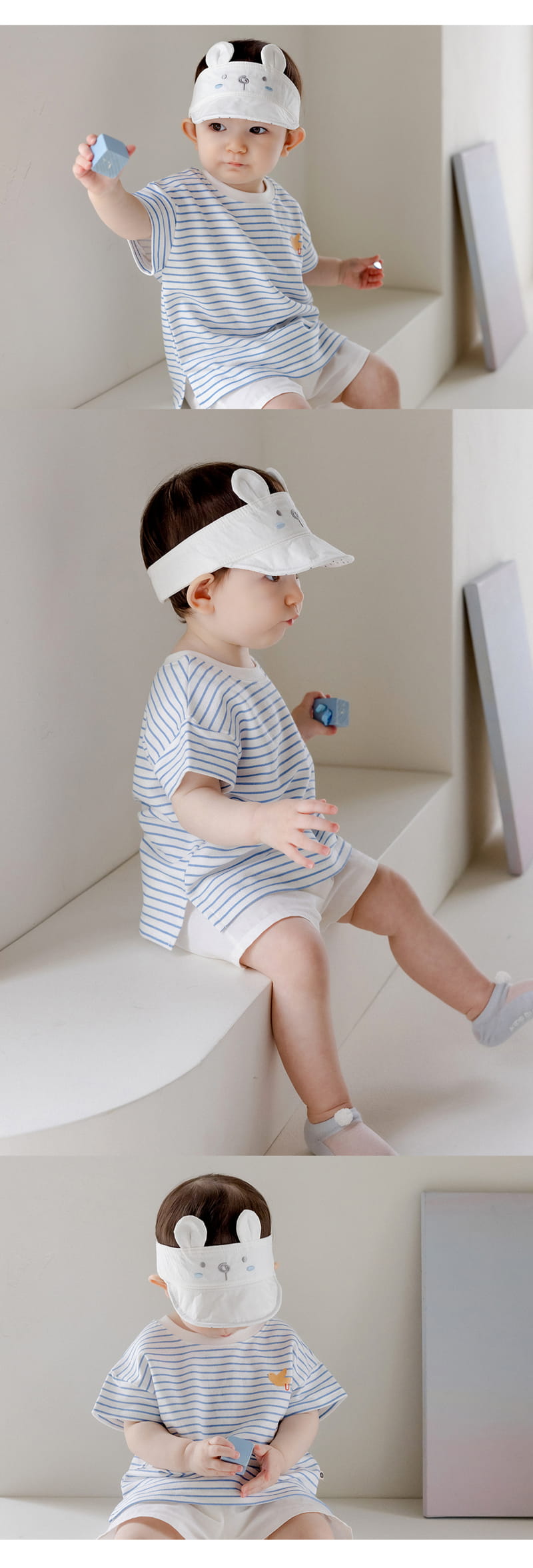 Kids Clara - Korean Baby Fashion - #babyclothing - Frien Baby Sun Cap - 5