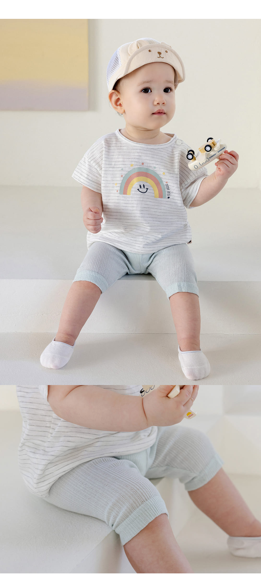 Kids Clara - Korean Baby Fashion - #babyboutiqueclothing - Lico Baby Short Leggings - 4