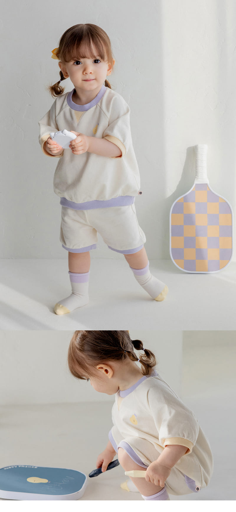 Kids Clara - Korean Baby Fashion - #babyfashion - Lubea Baby Top Bottom Set - 5