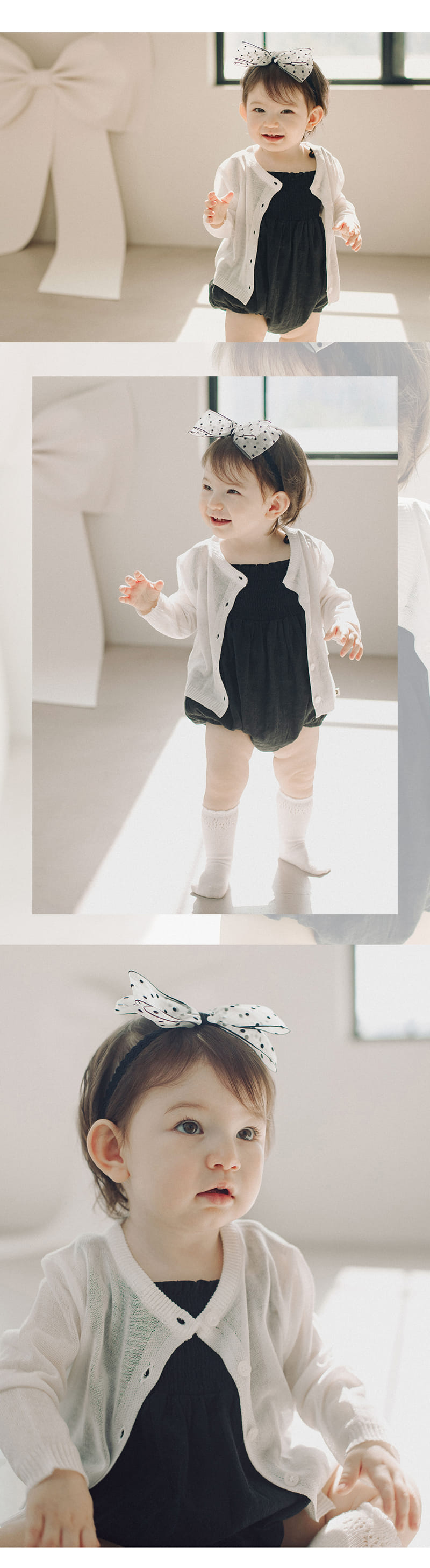 Kids Clara - Korean Baby Fashion - #babyclothing - Mine Knit Baby Cardigan - 4