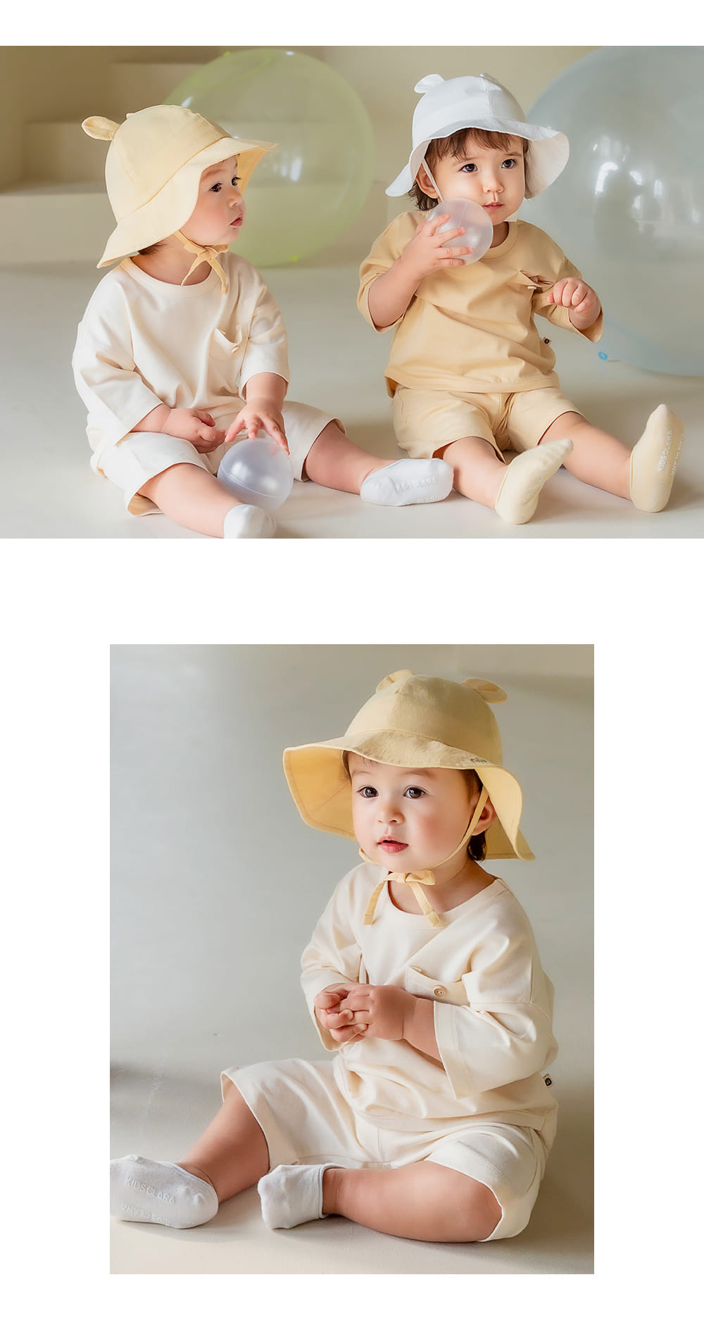 Kids Clara - Korean Baby Fashion - #babyfashion - Baby Boo Baby Sun Hat - 6