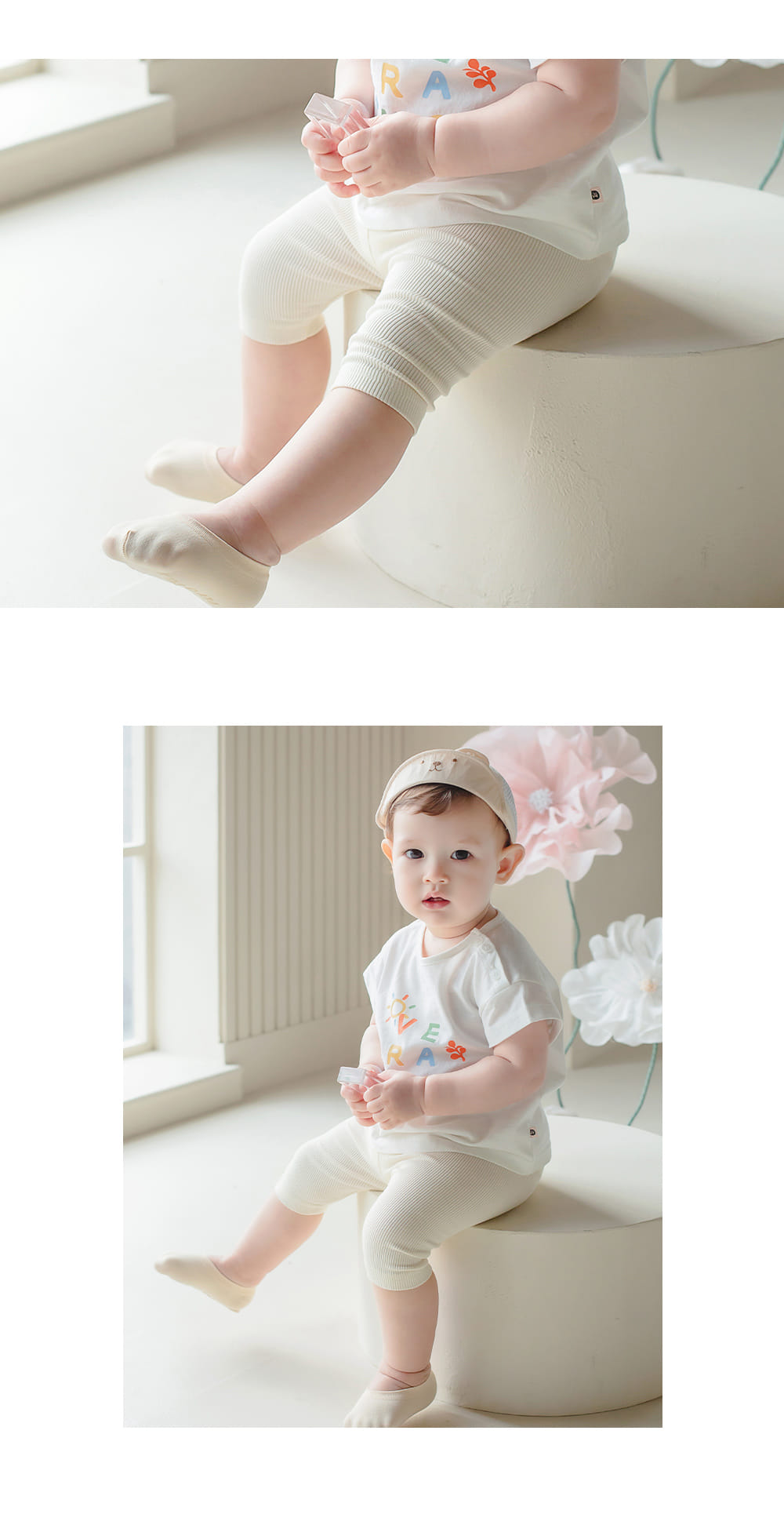 Kids Clara - Korean Baby Fashion - #babyfashion - Elder Baby Short Leggings - 8