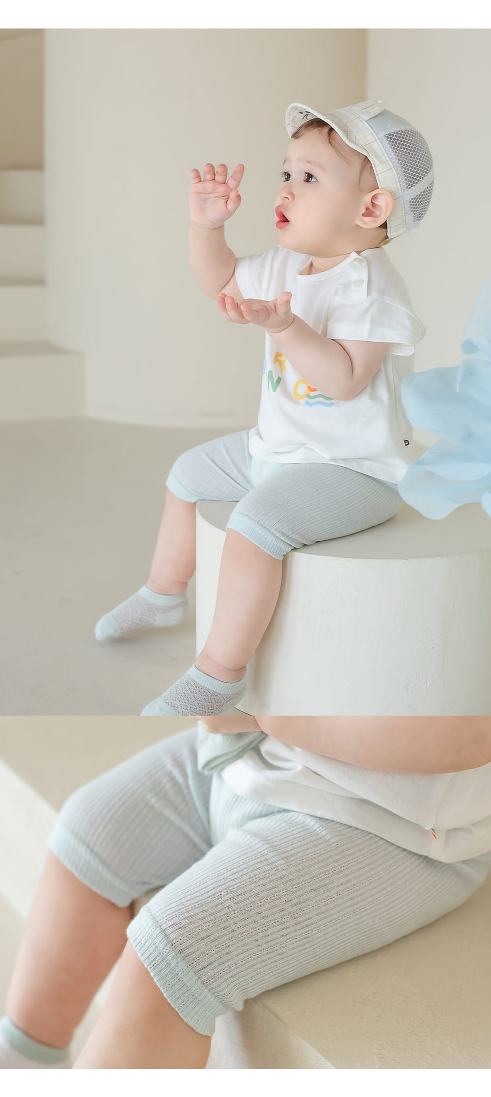 Kids Clara - Korean Baby Fashion - #babyfashion - Lico Baby Short Leggings - 5