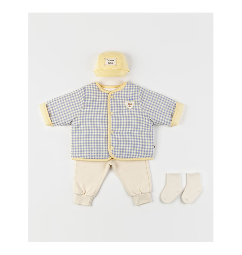 Kids Clara - Korean Baby Fashion - #babyfashion - Eulian Quilting Reversible Baby Jacket - 4