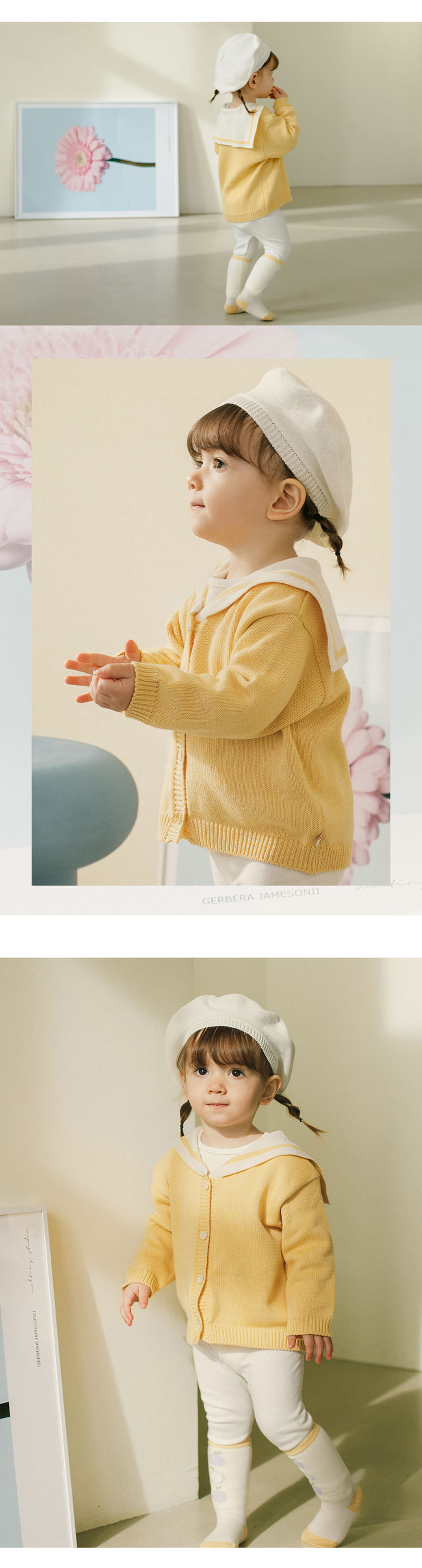 Kids Clara - Korean Baby Fashion - #babyfever - Shunoe Knit Baby Cardigan - 3