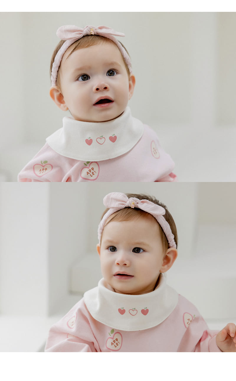 Kids Clara - Korean Baby Fashion - #babyfashion - Bbeua Reversible Baby Banana Bib - 4