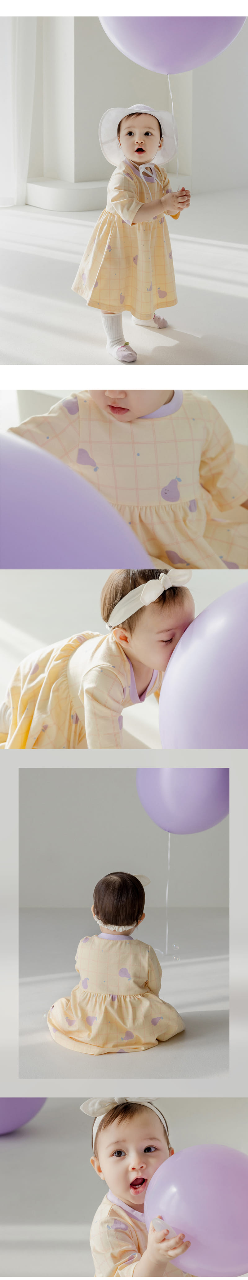 Kids Clara - Korean Baby Fashion - #babyfashion - Puttp Baby Short One-Piece - 4