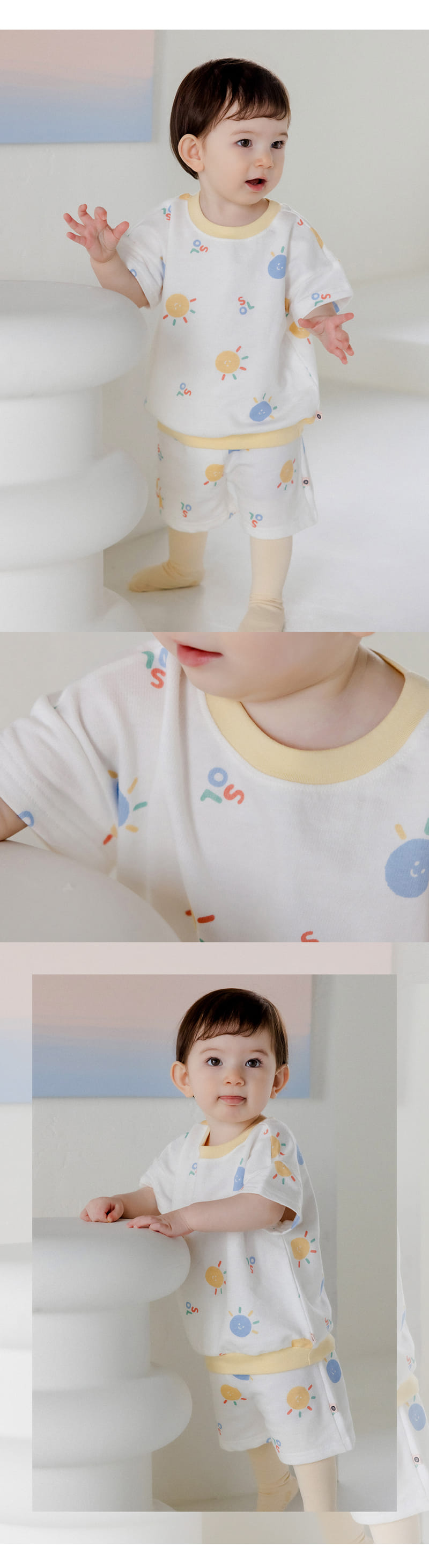 Kids Clara - Korean Baby Fashion - #babyfashion - Joyce Baby Top Bottom Set - 4