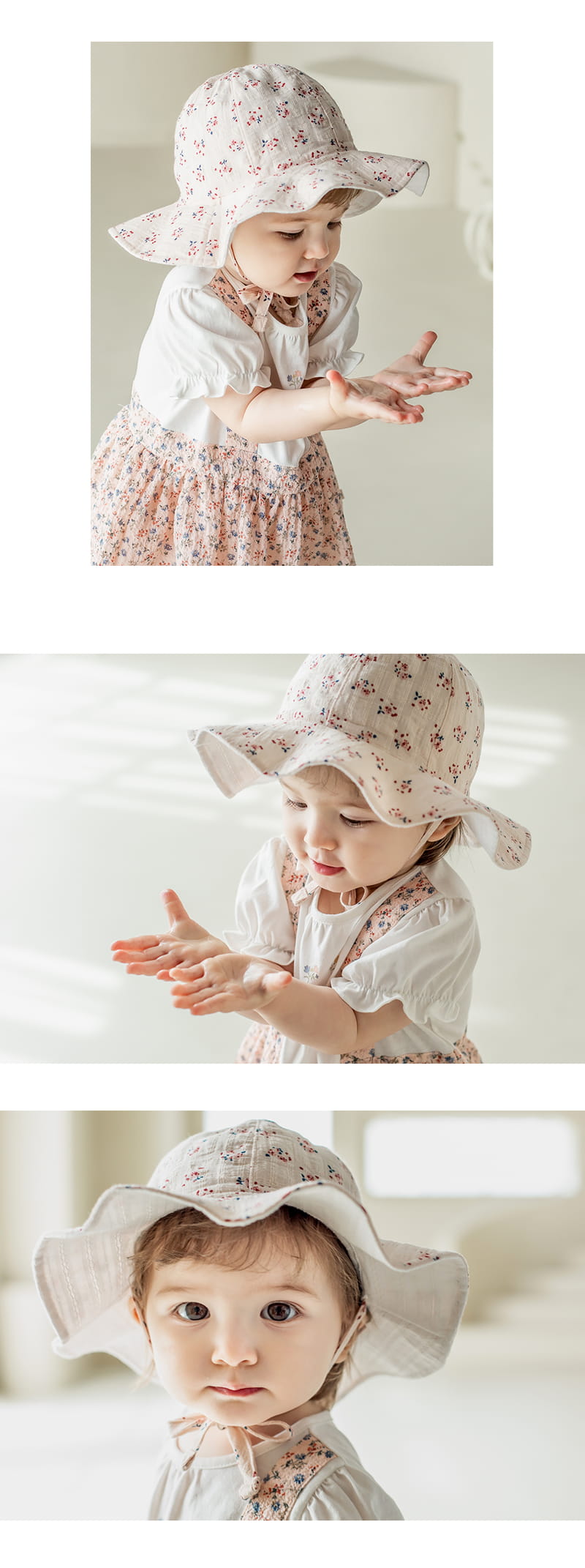 Kids Clara - Korean Baby Fashion - #babyfever - Hella Reversible Baby Sun Hat - 6