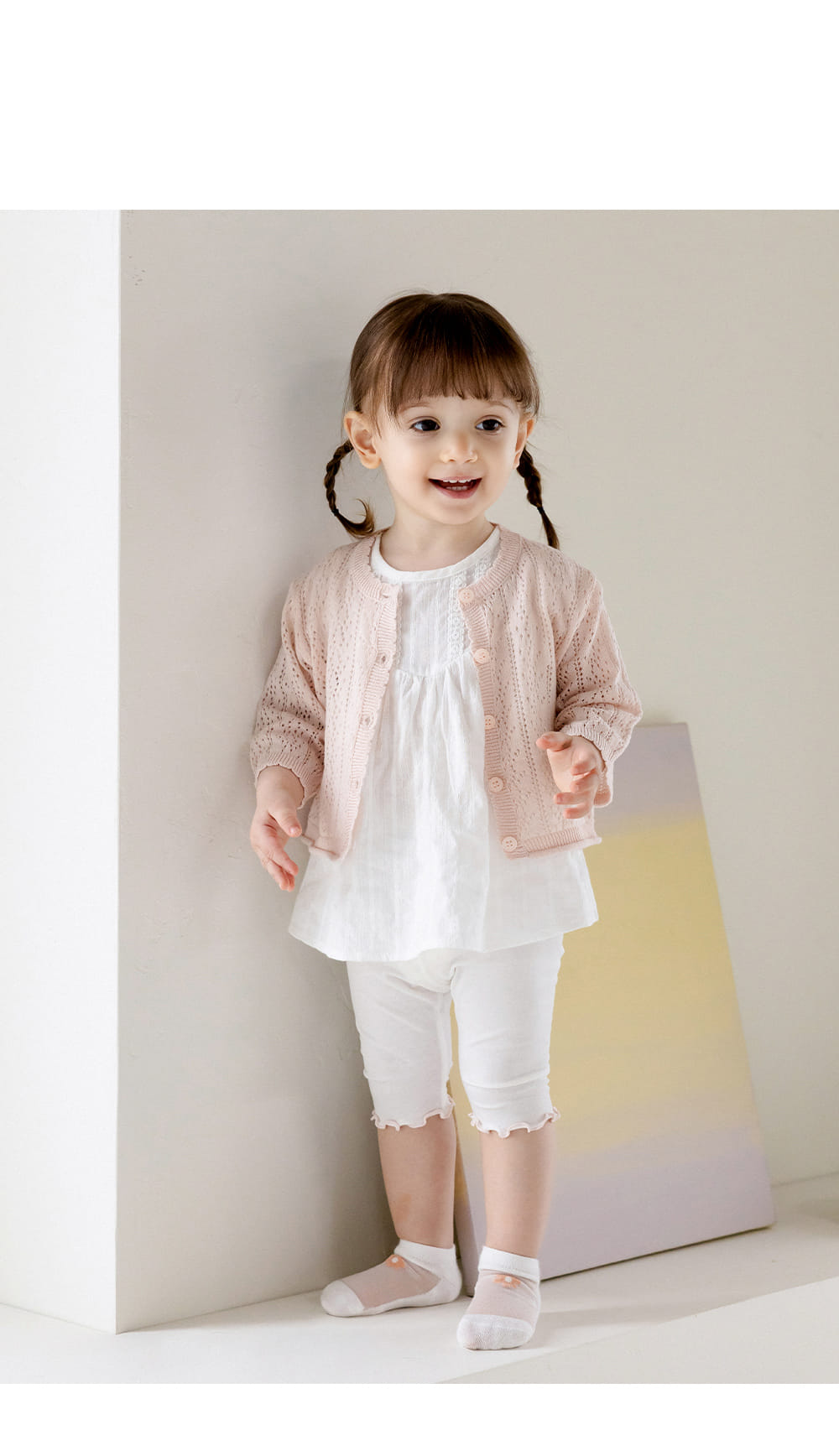 Kids Clara - Korean Baby Fashion - #babyfever - Hasmin Baby Short Leggings