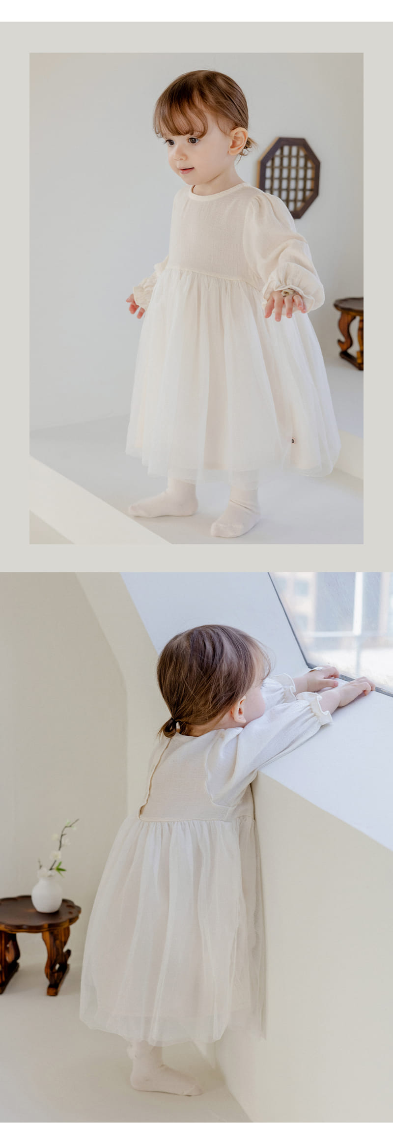 Kids Clara - Korean Baby Fashion - #babygirlfashion - Gaonnuri One-Piece Hanbok Set - 5