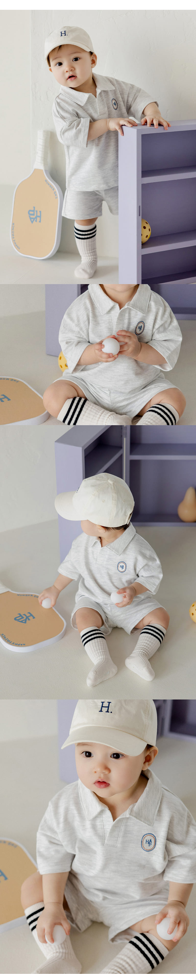 Kids Clara - Korean Baby Fashion - #babygirlfashion - Nibel Baby Top Bottom Set - 8