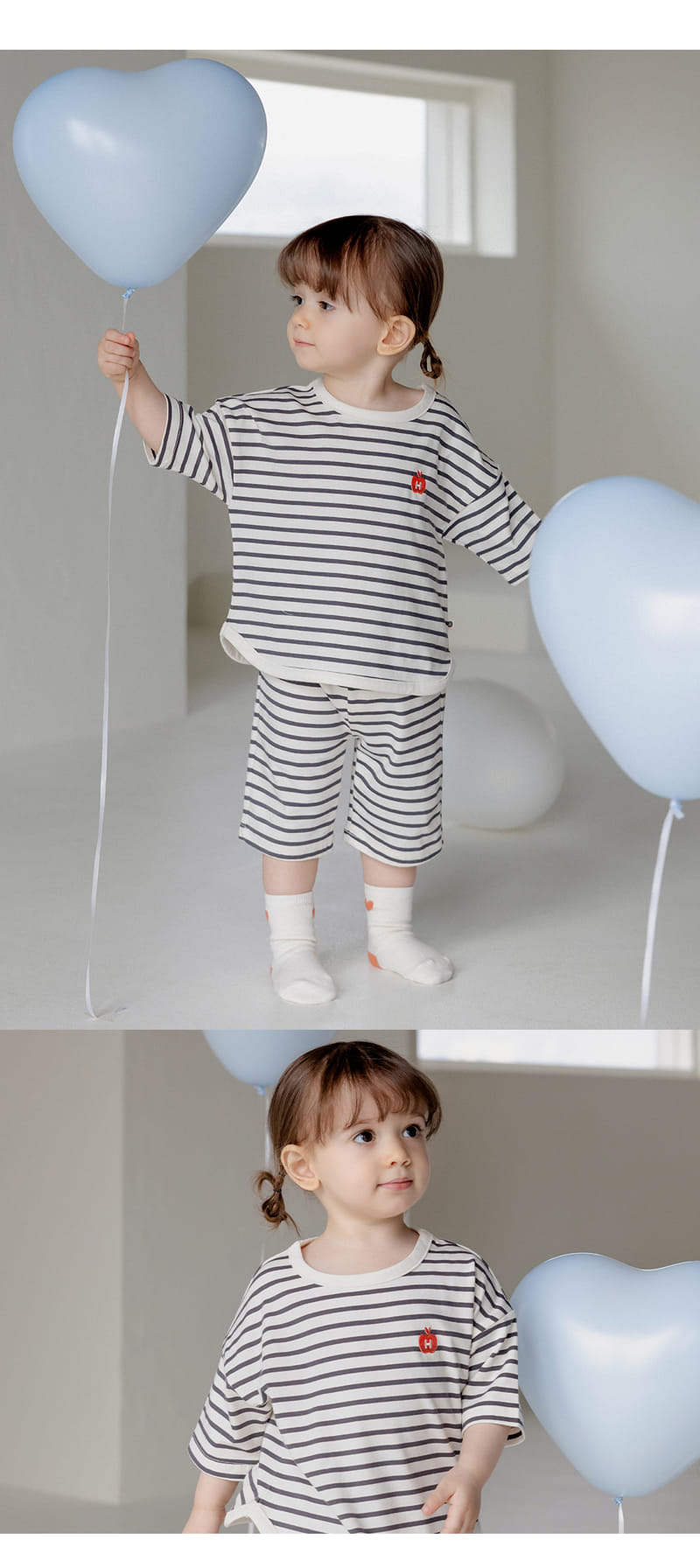 Kids Clara - Korean Baby Fashion - #babyfever - Ludden Baby Top Bottom Set - 4