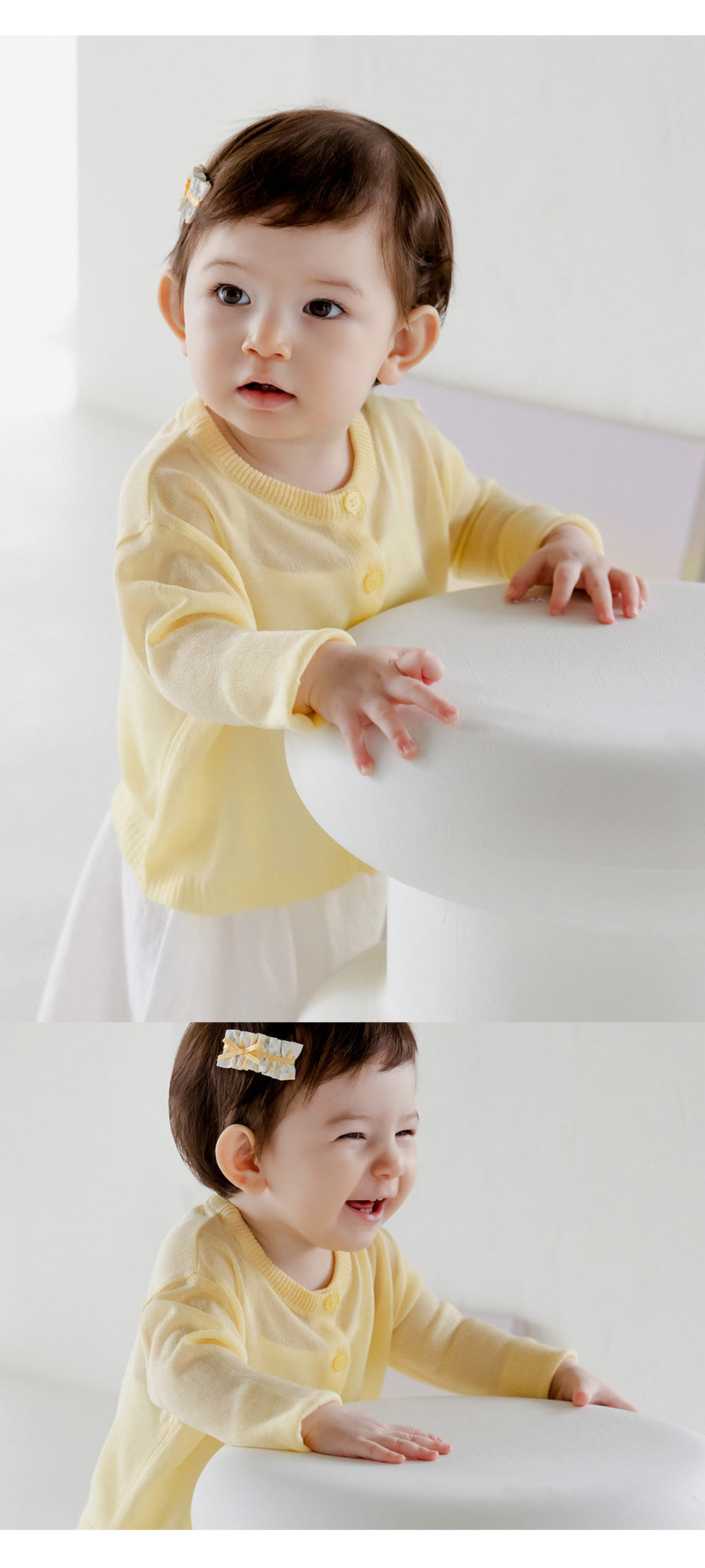 Kids Clara - Korean Baby Fashion - #babygirlfashion - Mine Knit Baby Cardigan - 6