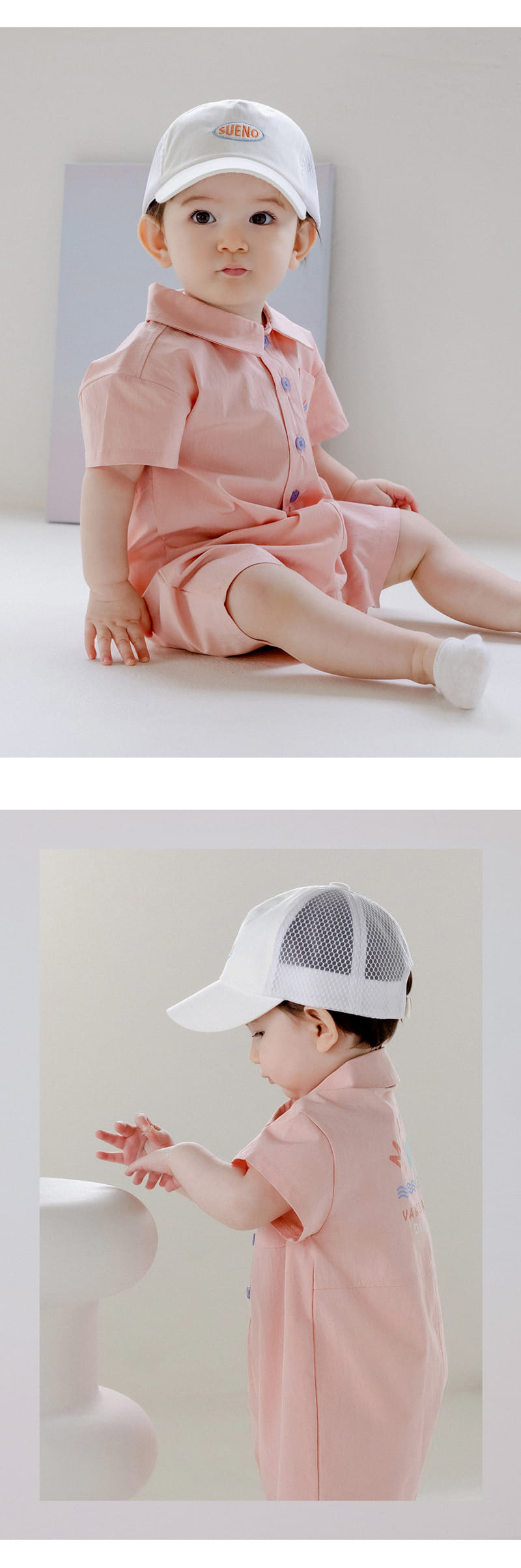 Kids Clara - Korean Baby Fashion - #babygirlfashion - Folki Coveralls - 5
