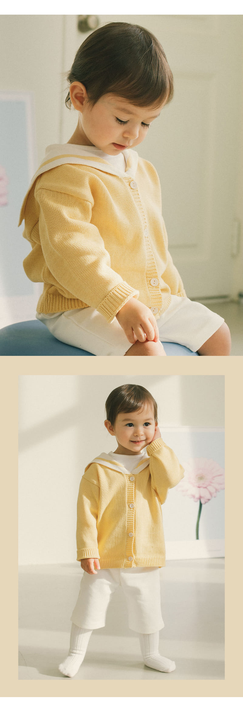 Kids Clara - Korean Baby Fashion - #babylifestyle - Shunoe Knit Baby Cardigan - 5