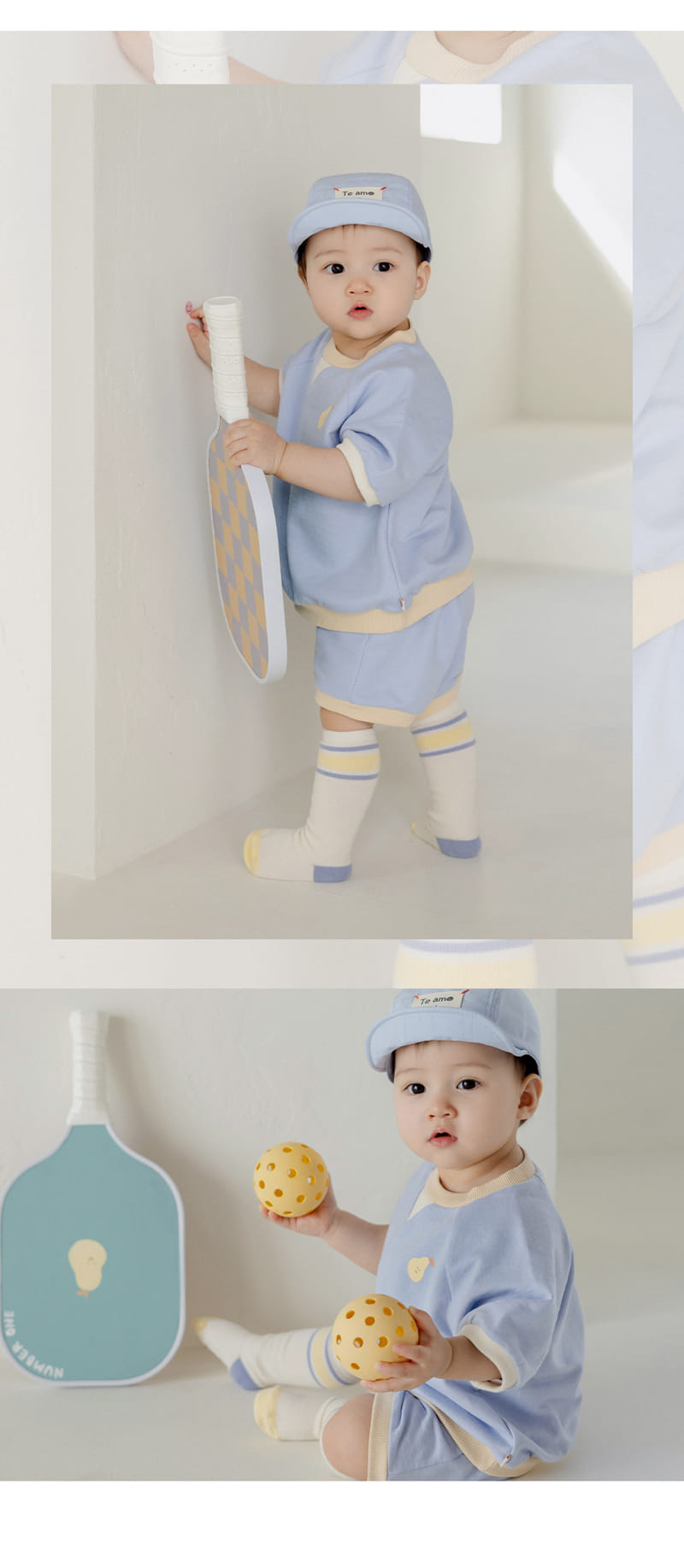 Kids Clara - Korean Baby Fashion - #babylifestyle - Lubea Baby Top Bottom Set - 8