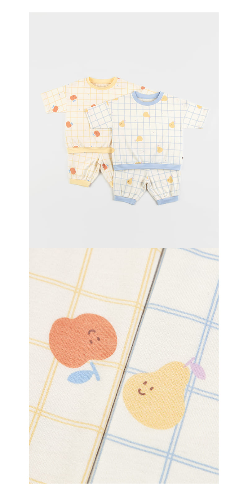 Kids Clara - Korean Baby Fashion - #babylifestyle - Putto Baby Short Top Bottom Set - 7