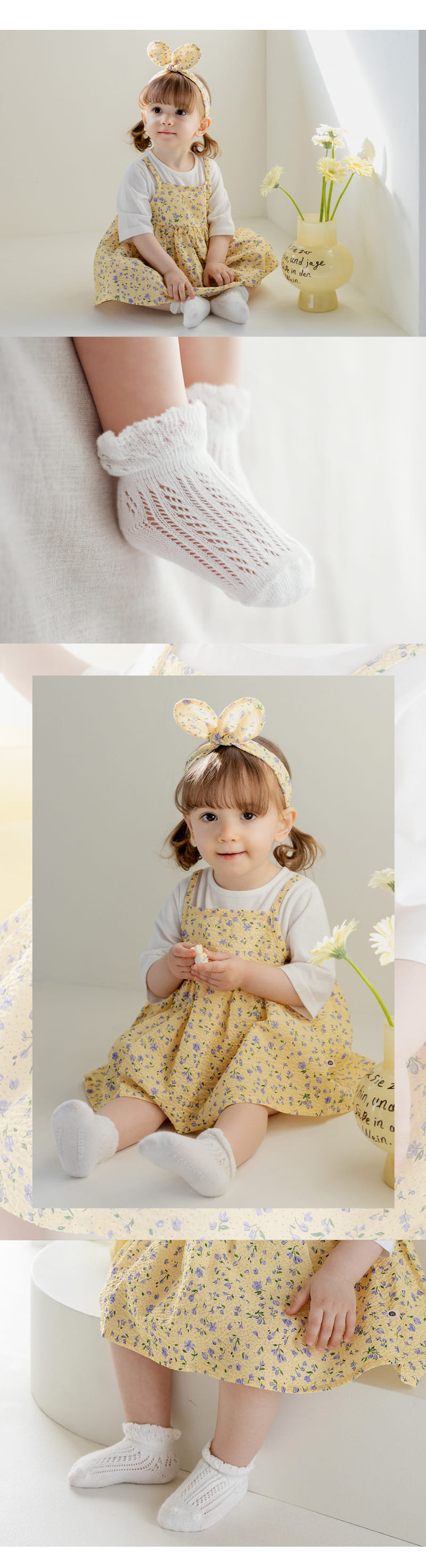 Kids Clara - Korean Baby Fashion - #babygirlfashion - Blossom Summer Baby Socks (5ea 1set) - 4