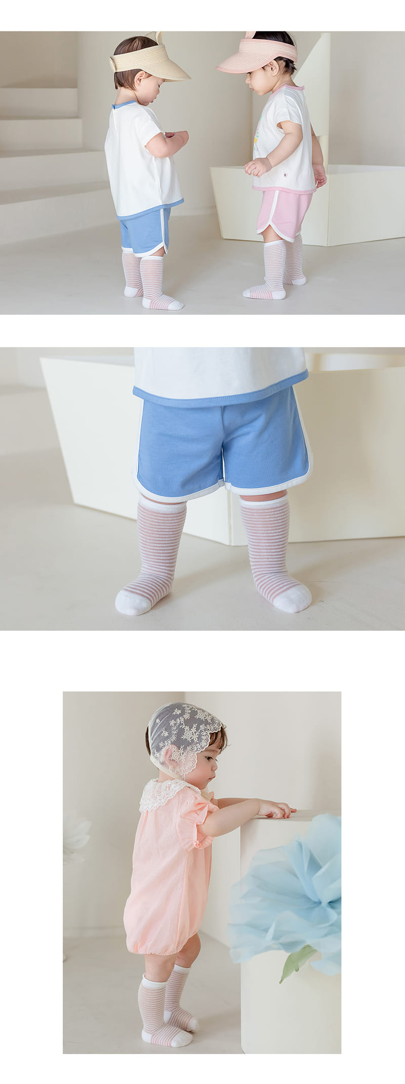 Kids Clara - Korean Baby Fashion - #babylifestyle - Ligero Lace Baby Knee Socks (5ea 1set) - 3