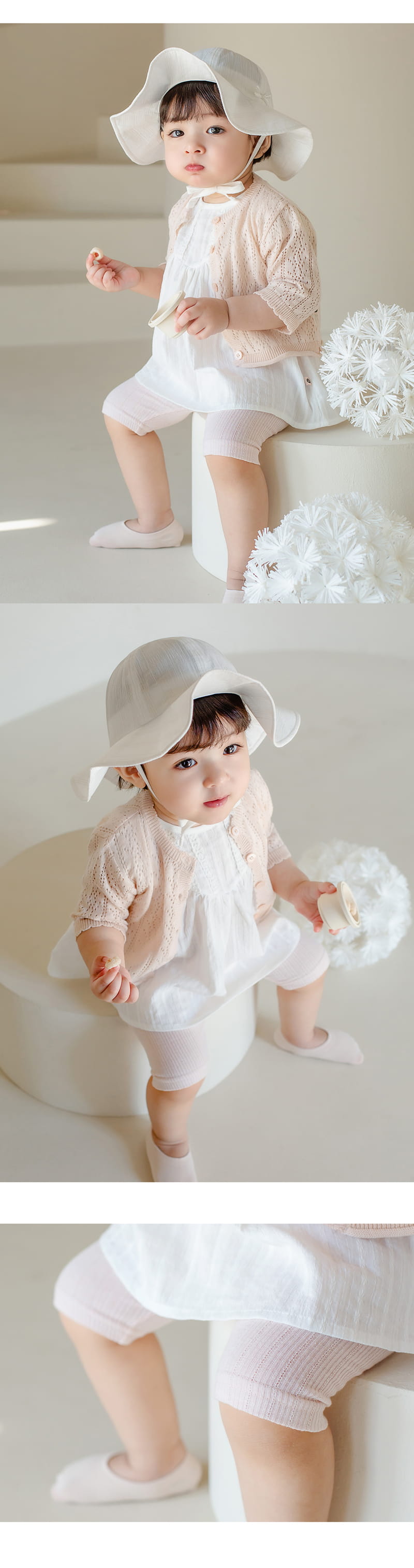 Kids Clara - Korean Baby Fashion - #babylifestyle - Lico Baby Short Leggings - 8