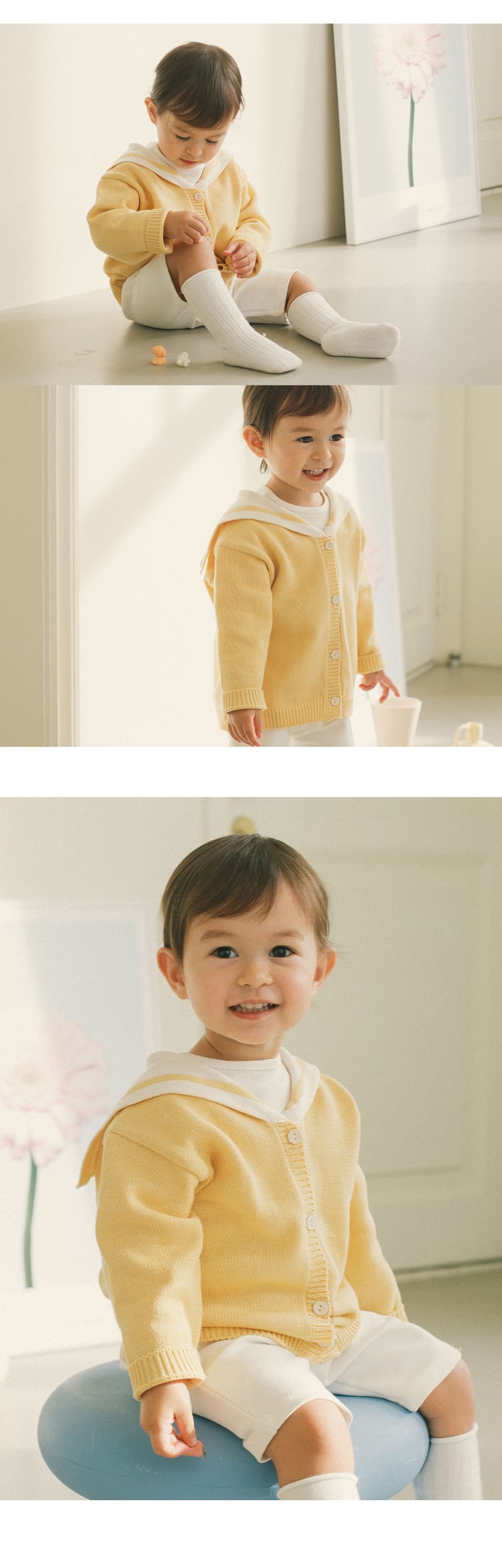 Kids Clara - Korean Baby Fashion - #babyoninstagram - Shunoe Knit Baby Cardigan - 6