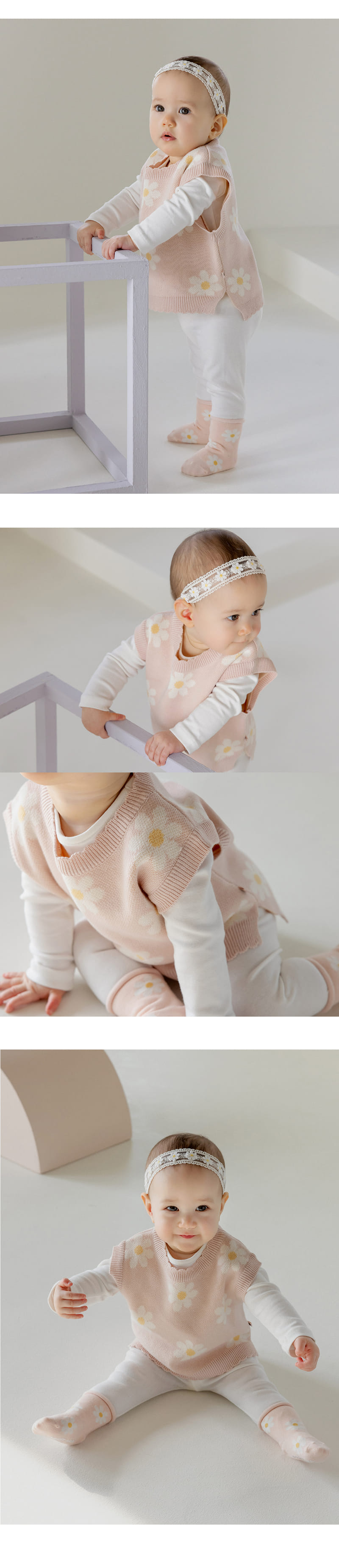 Kids Clara - Korean Baby Fashion - #babyoninstagram - Floelle Knit Baby Vest - 5