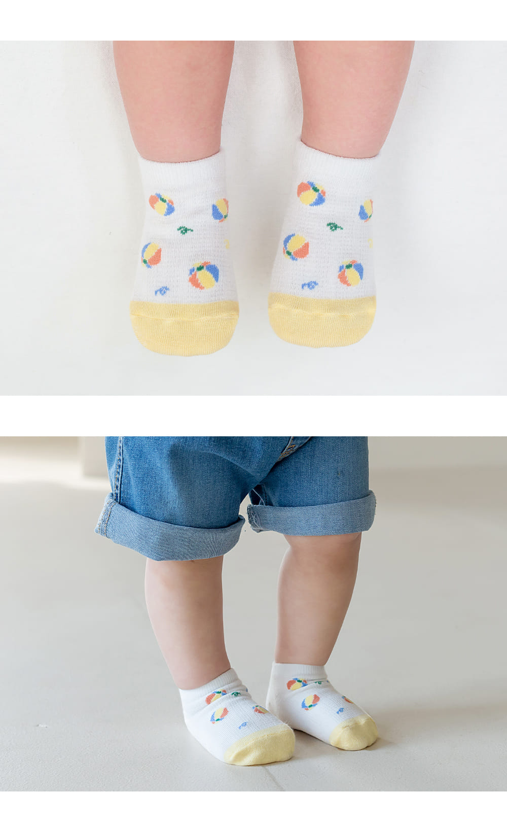Kids Clara - Korean Baby Fashion - #babylifestyle - Bello Summer Baby Socks (5ea1set) - 4