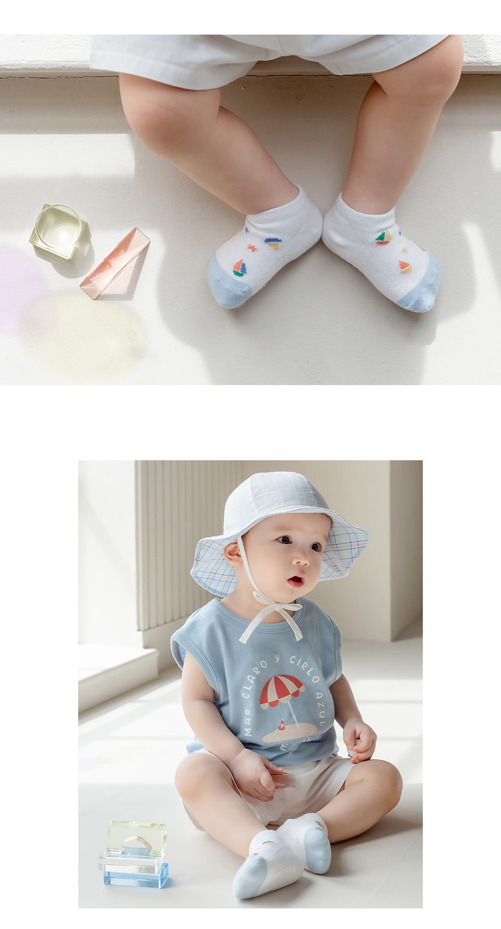 Kids Clara - Korean Baby Fashion - #babyoninstagram - Barco Summer Baby Socks (5ea1set) - 3