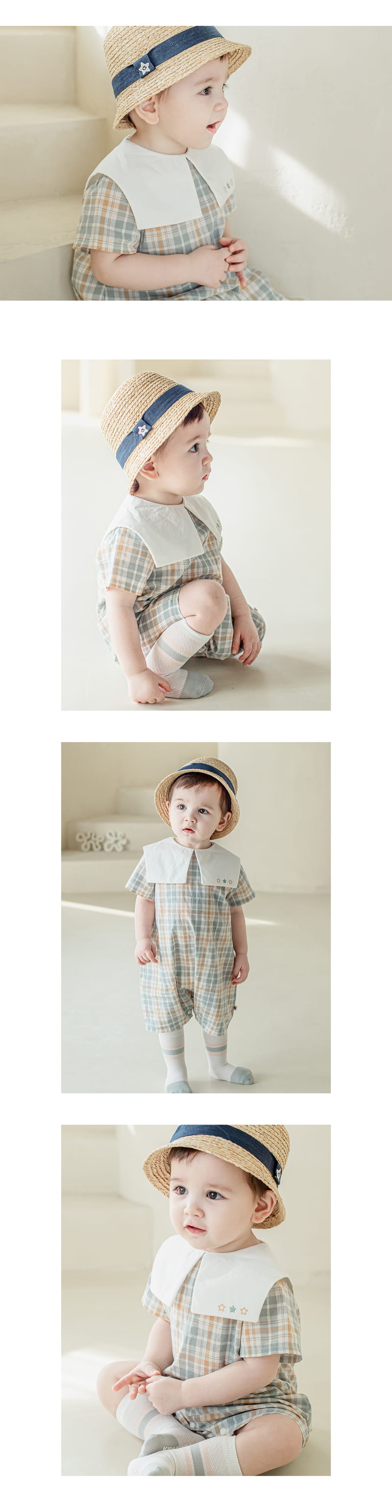 Kids Clara - Korean Baby Fashion - #babylifestyle - Hubert Coveralls - 4
