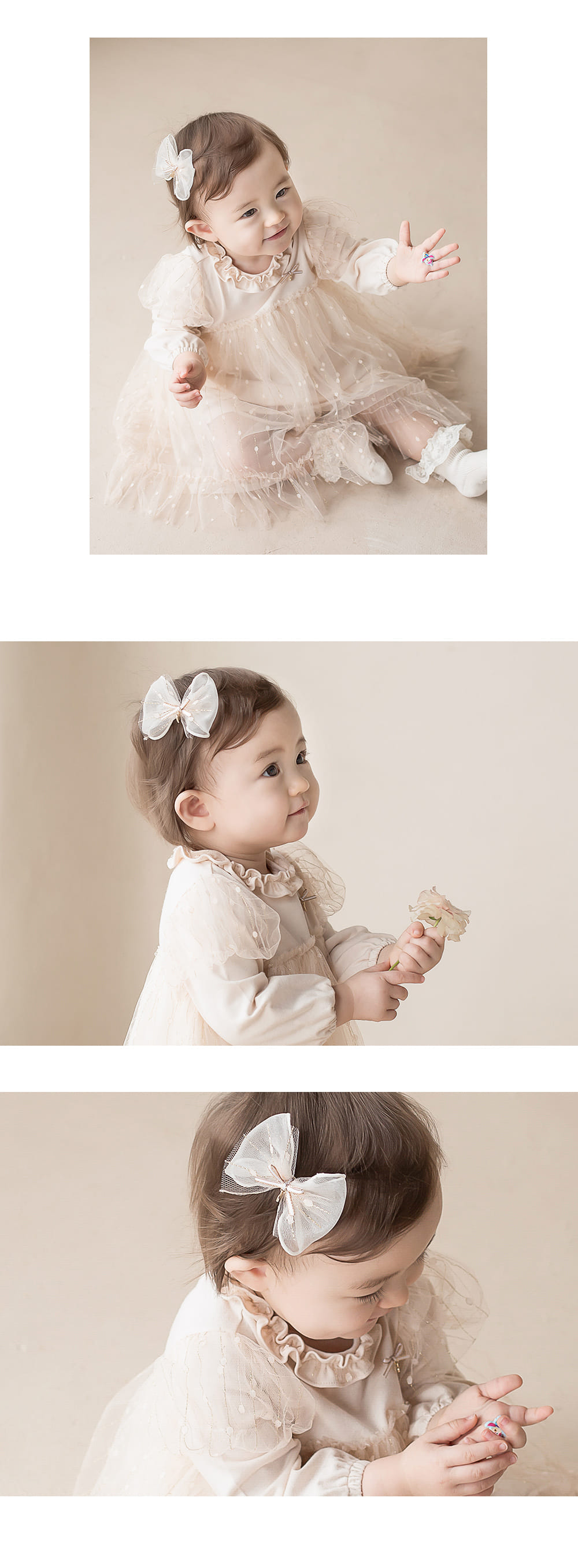 Kids Clara - Korean Baby Fashion - #babyoninstagram - Lily Baby Hait Pin ( 5ea1set) - 5
