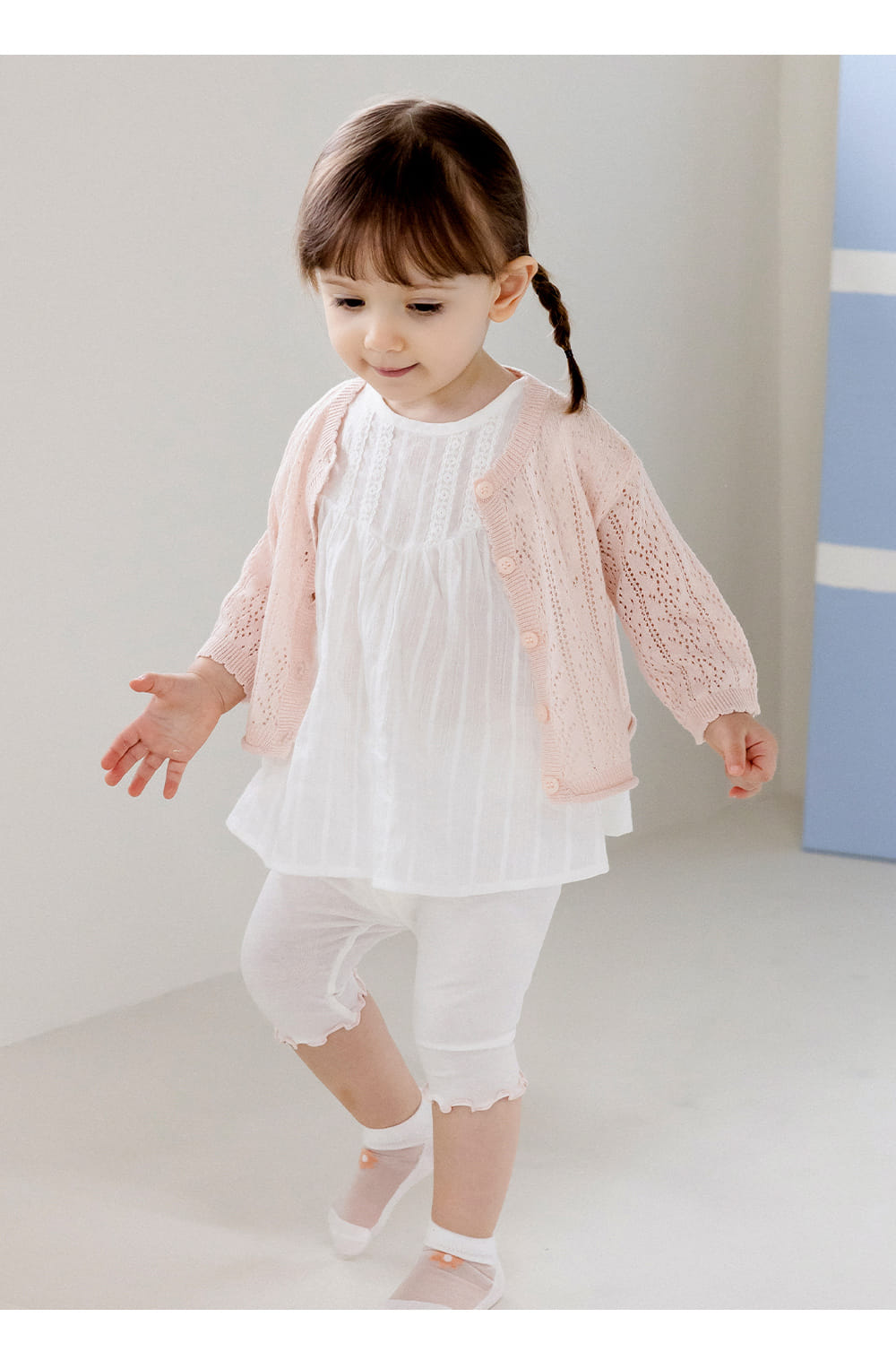 Kids Clara - Korean Baby Fashion - #babylifestyle - Hasmin Baby Short Leggings - 4