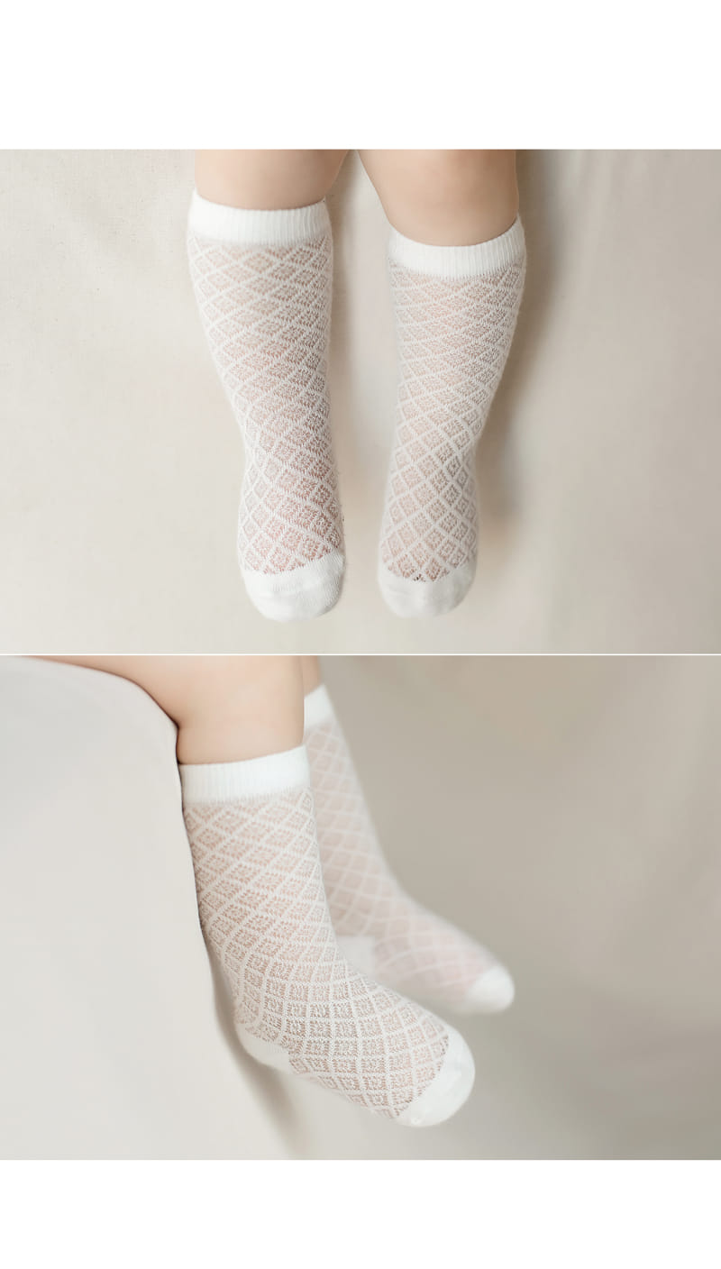 Kids Clara - Korean Baby Fashion - #babyoninstagram - Mirasol Ice Baby Knee Socks (5ea 1set) - 4