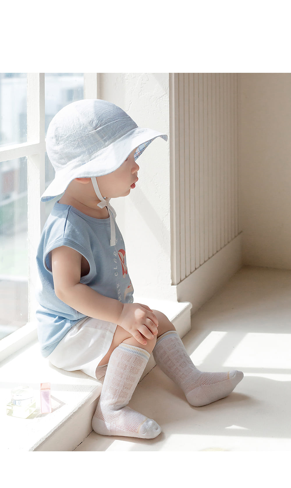 Kids Clara - Korean Baby Fashion - #babyootd - Jini Ice Baby Knee Socks (5ea 1set)