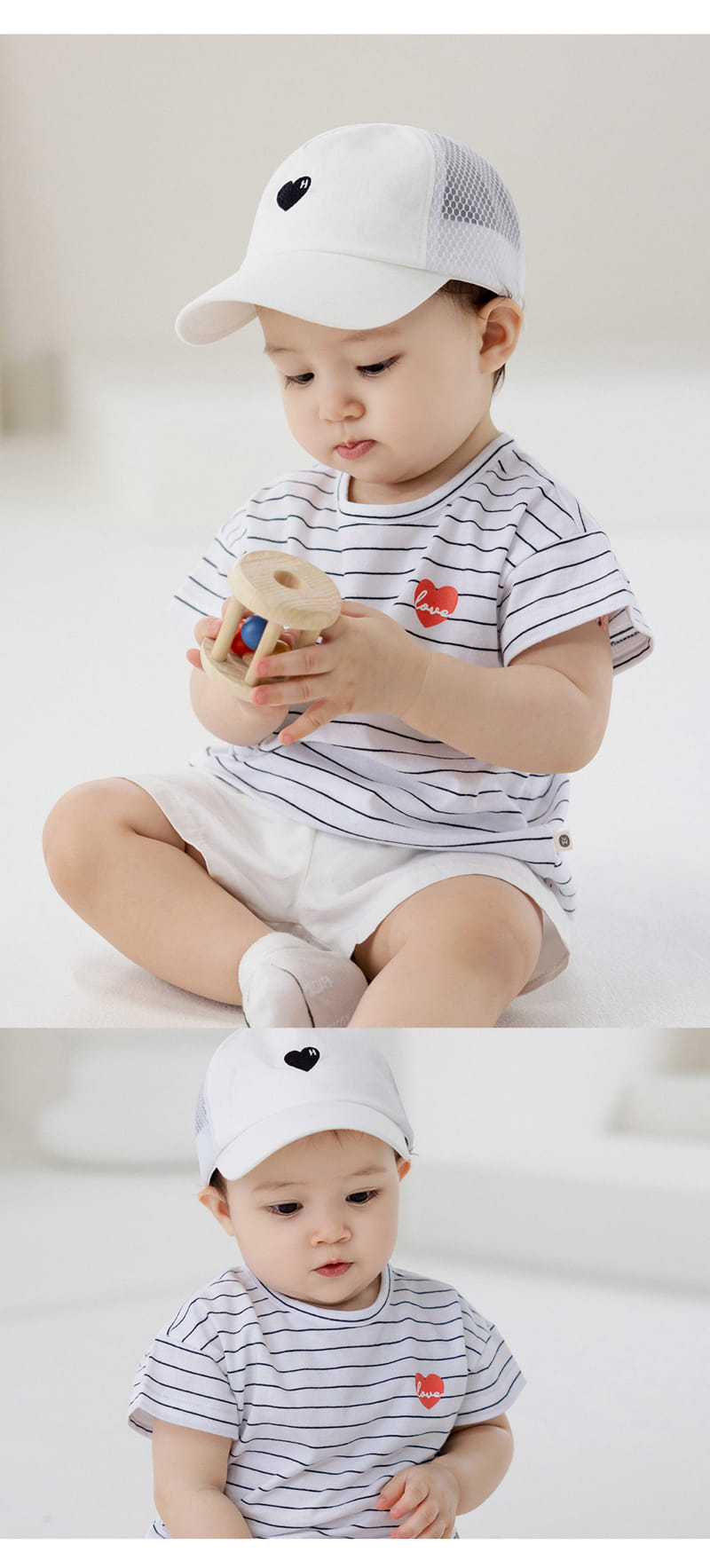 Kids Clara - Korean Baby Fashion - #babyoutfit - Awesome Summer Baby Ball Cap - 3