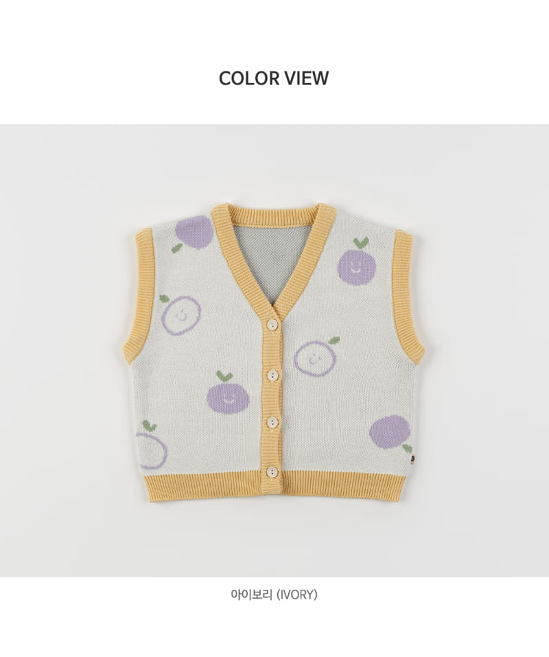 Kids Clara - Korean Baby Fashion - #babyoutfit - Purple Berry Knit Baby Vest - 6