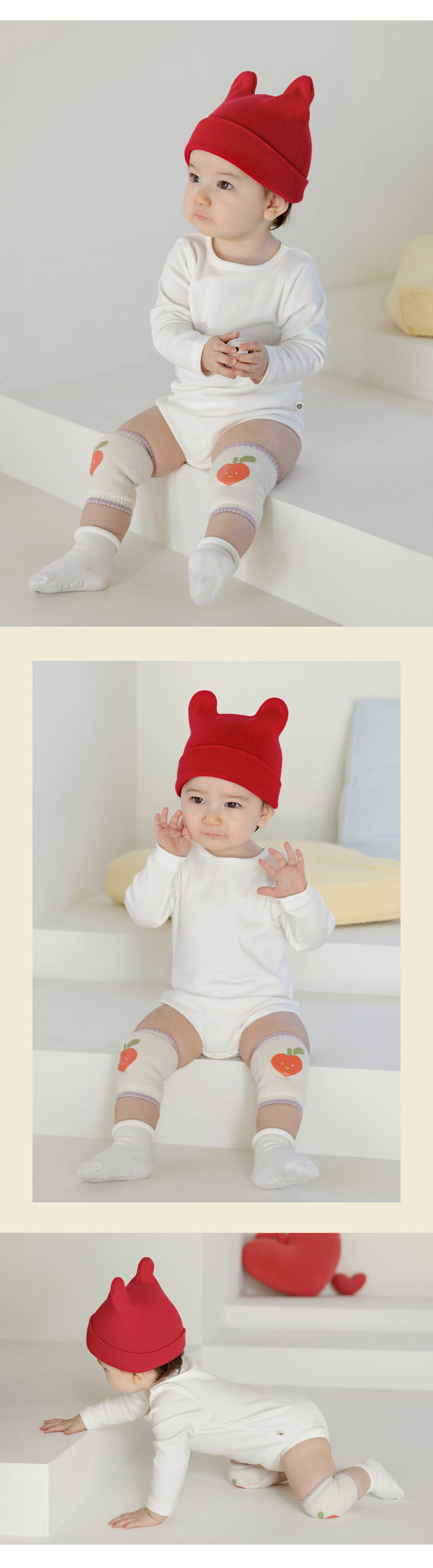Kids Clara - Korean Baby Fashion - #babyoutfit - Remy Baby Knee Pads - 3