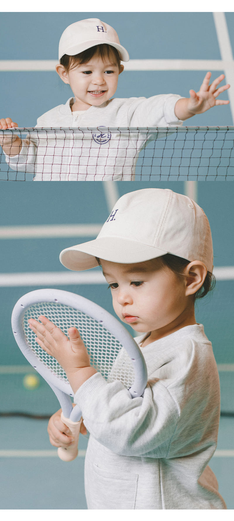 Kids Clara - Korean Baby Fashion - #babyoutfit - Harring  Baby Ball Cap - 5