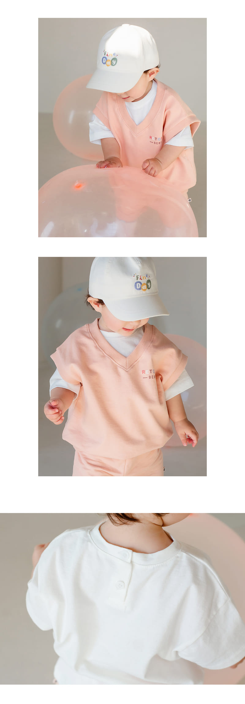 Kids Clara - Korean Baby Fashion - #babyootd - Jini Cozy Baby Short Sleeve Tee - 4