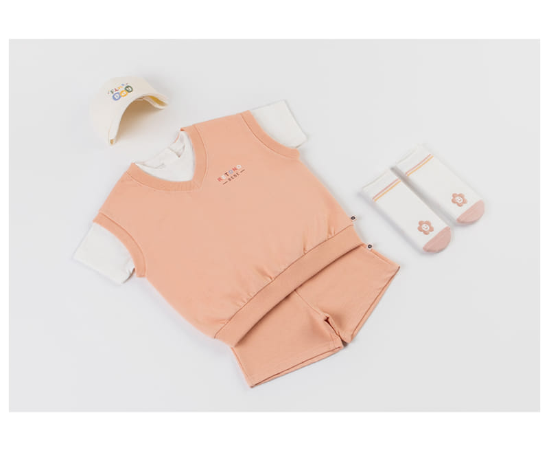 Kids Clara - Korean Baby Fashion - #babyoutfit - Jini Cozy Baby Short Sleeve Tee - 5