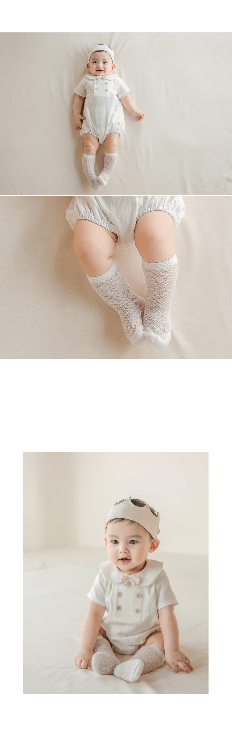 Kids Clara - Korean Baby Fashion - #babyoutfit - Mirasol Ice Baby Knee Socks (5ea 1set) - 6