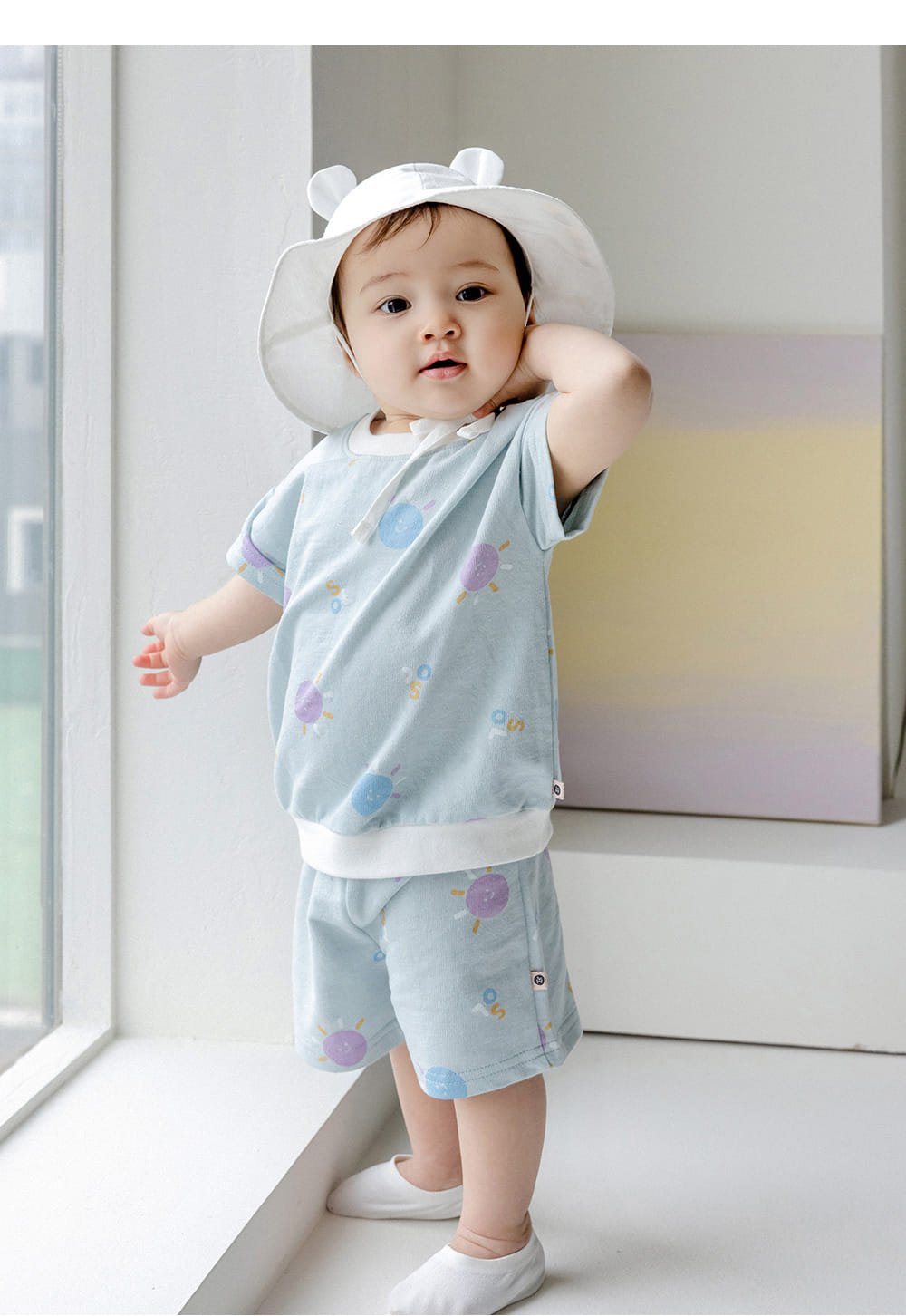 Kids Clara - Korean Baby Fashion - #babyoutfit - Joyce Baby Top Bottom Set - 10