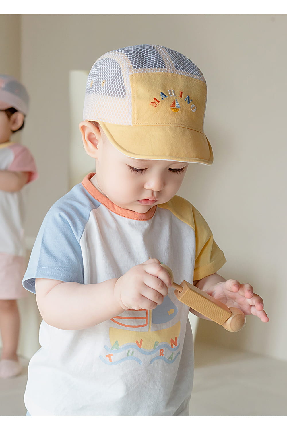 Kids Clara - Korean Baby Fashion - #babyoutfit - Rini Summer Baby Camp Cap - 7