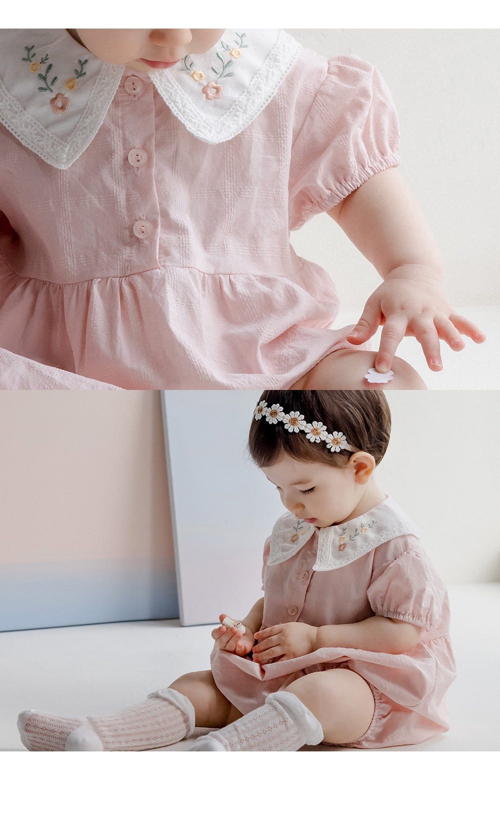 Kids Clara - Korean Baby Fashion - #babyoutfit - Lover Body Suit - 8