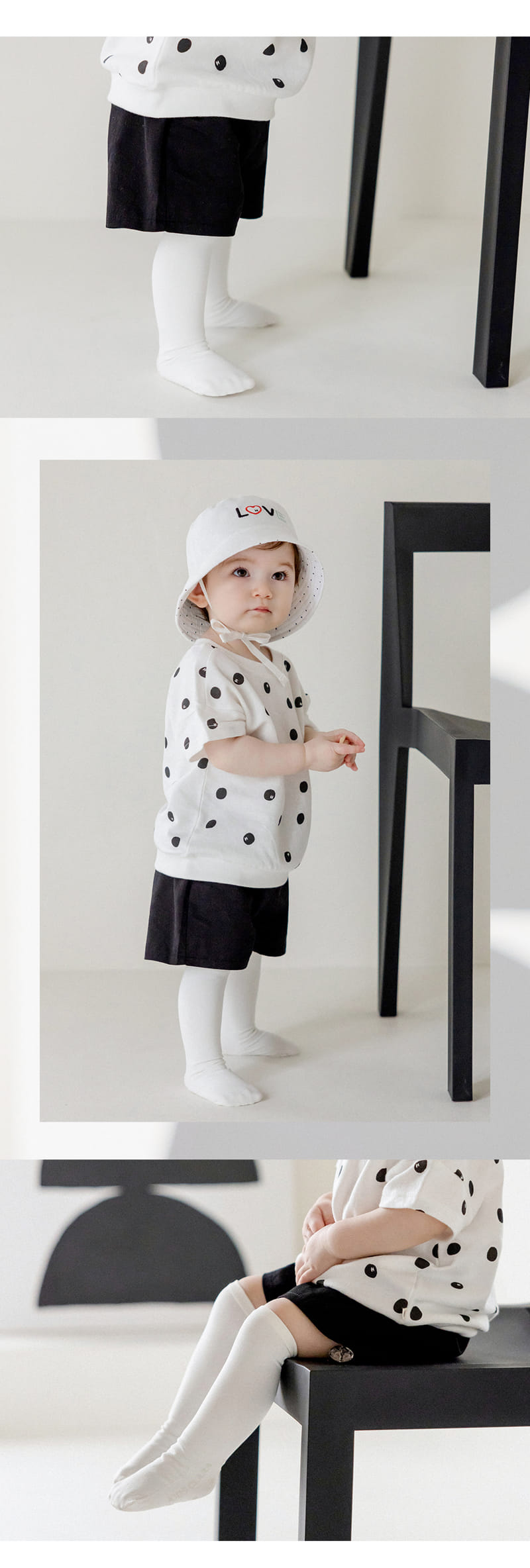 Kids Clara - Korean Baby Fashion - #babyoutfit - Aquq Jello Baby Knee Socsk (5ea1set) - 4