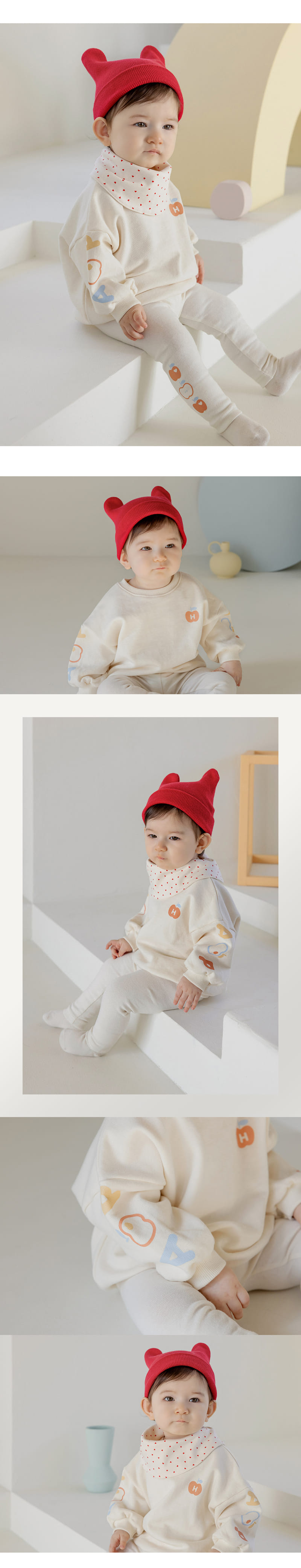 Kids Clara - Korean Baby Fashion - #babywear - Sweet Baby Sweatshirt - 2